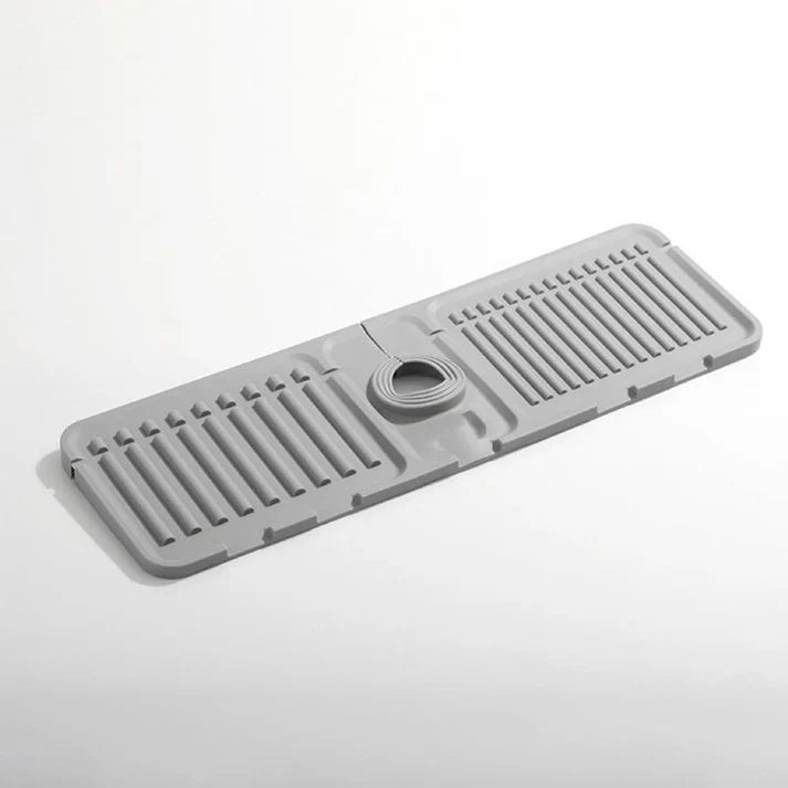 Faucet Splash Guard Draining Tray Mat