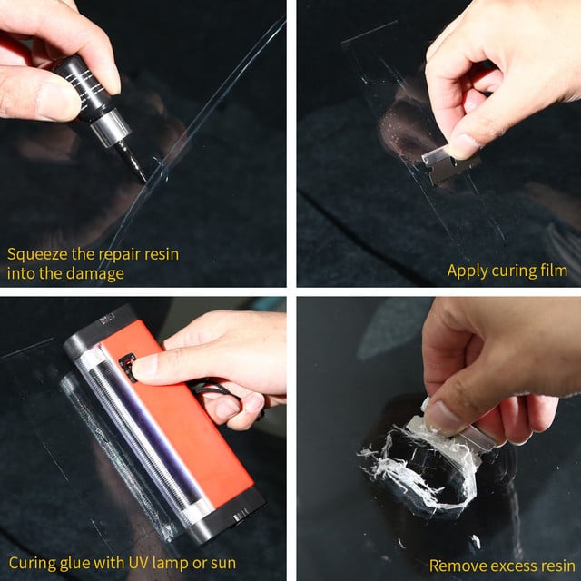 Glass Crack Repair Kit