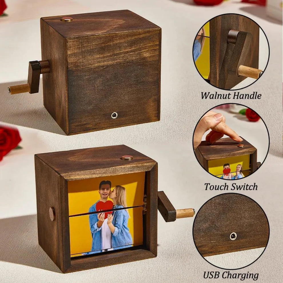 Custom Crank Photo Box