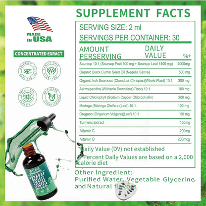 Soursop Bitters Liquid Drops 10- in-1