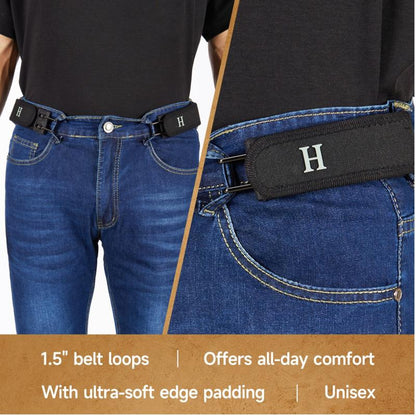Tactical Metal Hook Elastic Belt - Unisex