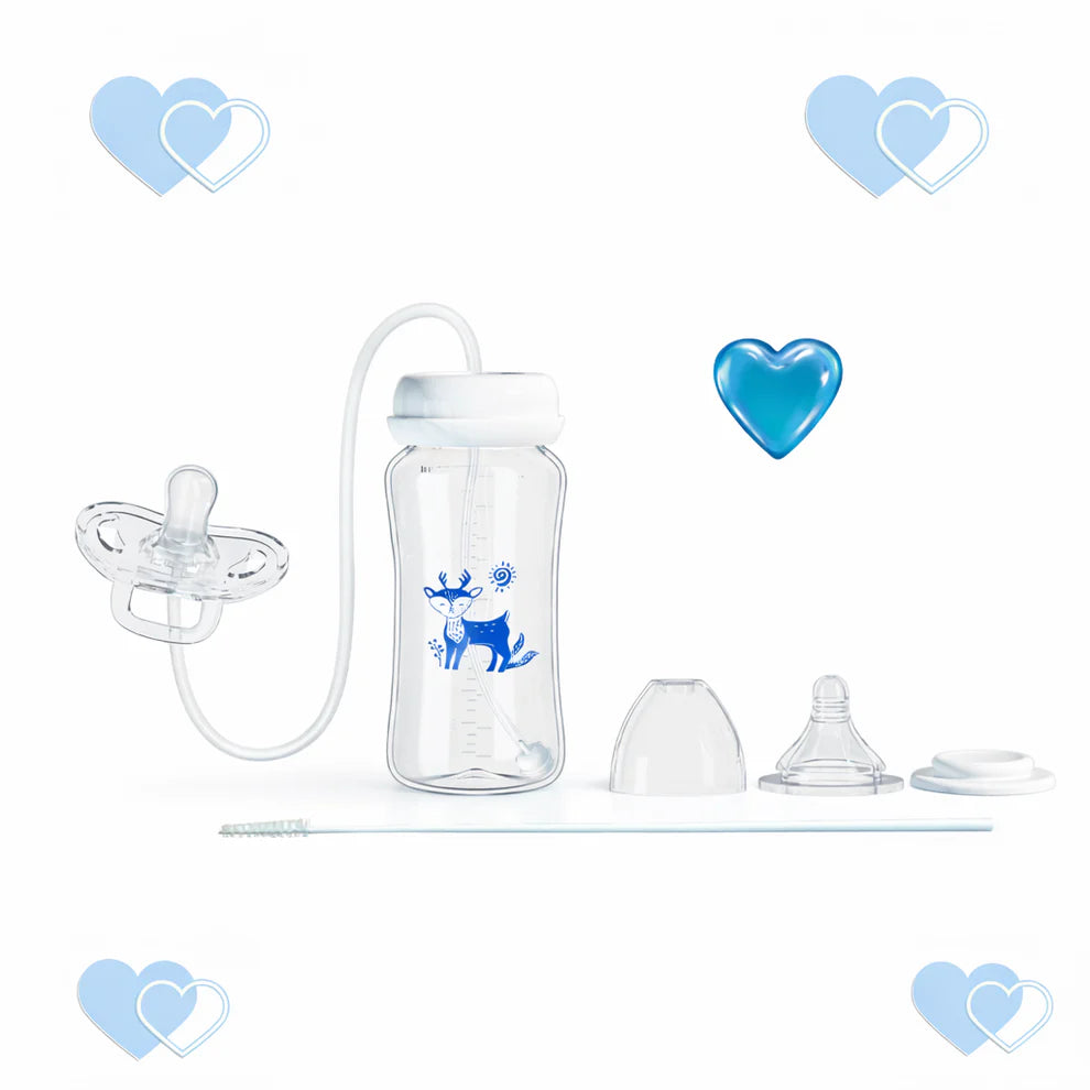 Hands-free baby bottle