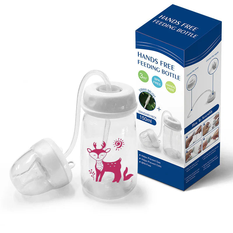 Hands-free baby bottle