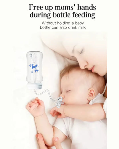 Hands-free baby bottle