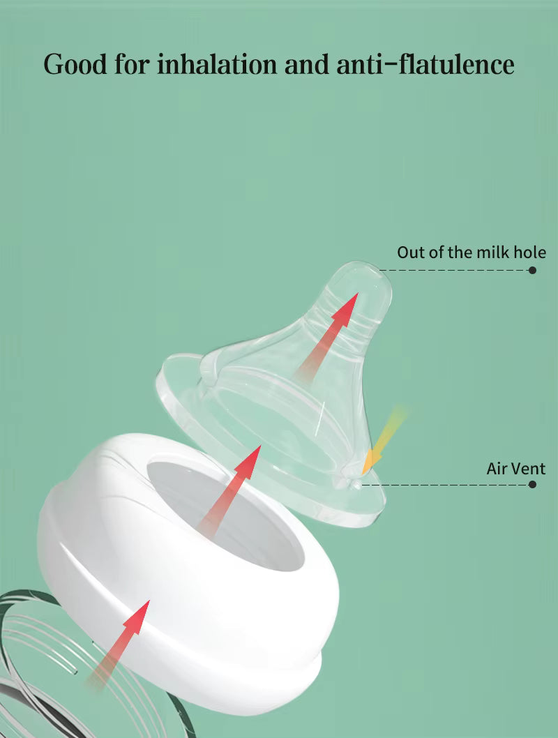 Hands-free baby bottle