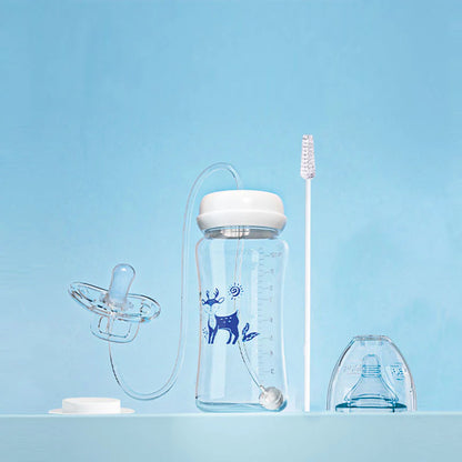 Hands-free baby bottle