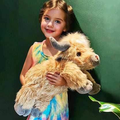 🎁Christmas New Gift Toy🐂Cute Cartoon Highland Cow Cuddly Toy