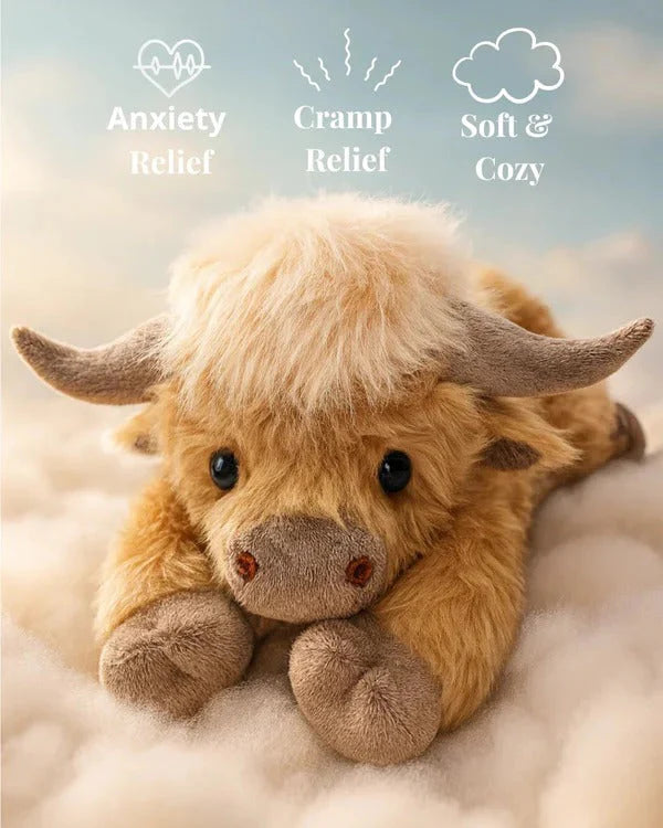 🎁Christmas New Gift Toy🐂Cute Cartoon Highland Cow Cuddly Toy