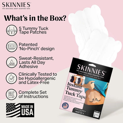 Instant Lifts Tummy Tuck Tape (Pack of 5)