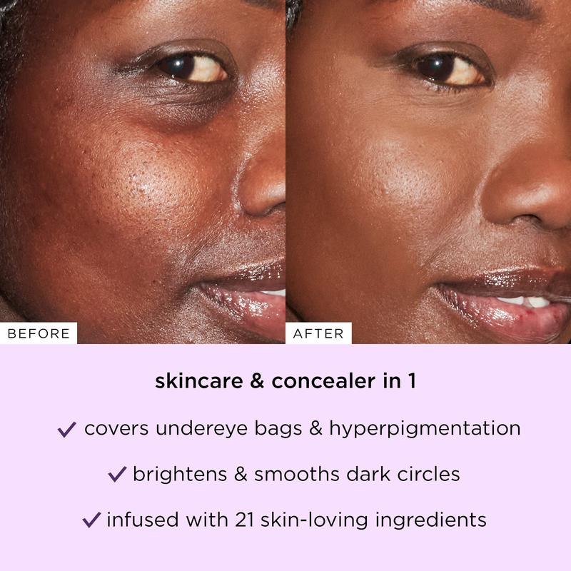 Shape tape concealer stick & brush