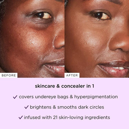 Shape tape concealer stick & brush