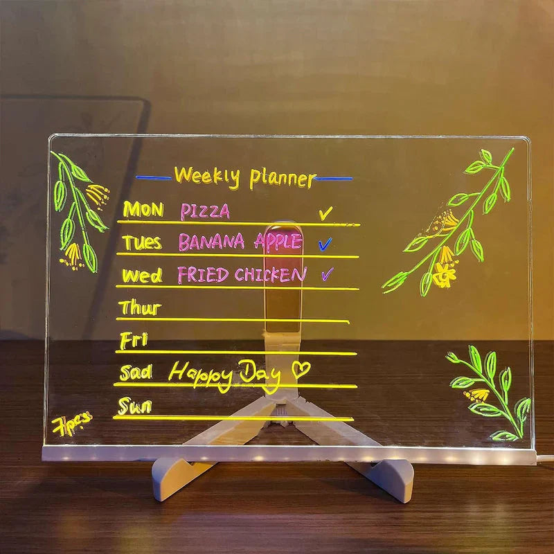 Cool Note Board LED Note Board with Colors – DEANITY