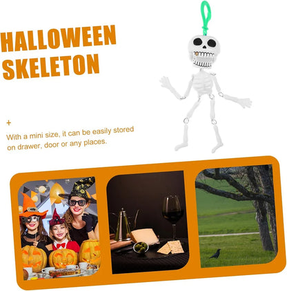 2 Pcs Skull Toy Kids Food Toys Skeleton with Movable Joints