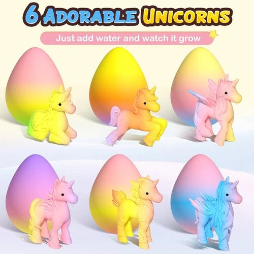 Rainbow Unicorn Surprise Eggs (6 Pack)