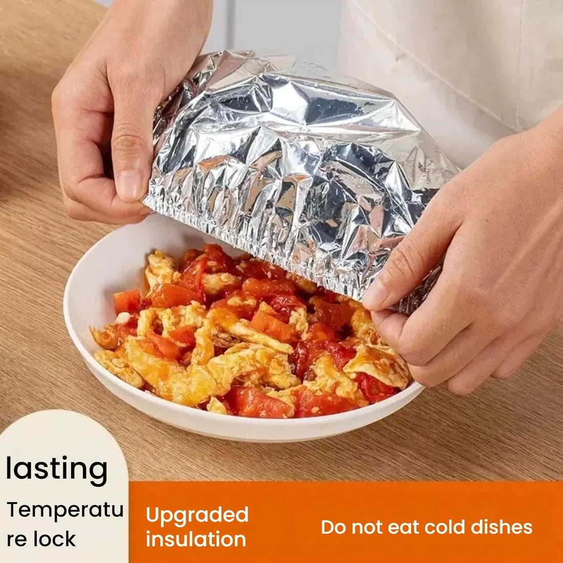 Reusable Aluminum Foil Food Covers (30 Pcs)